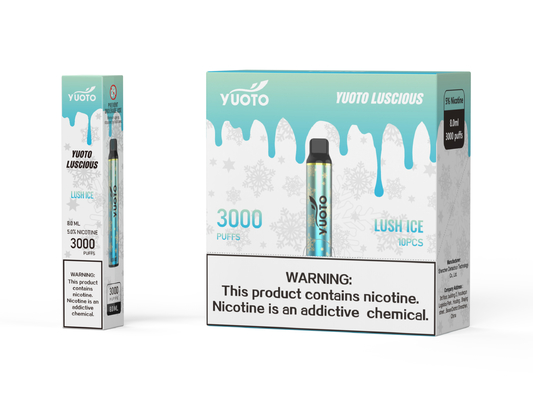 νόστιμες 3000 ριπές 52g Yuoto ζωηρόχρωμες για το μακροπρόθεσμο χρόνο εξουσιοδότησης ενηλίκων
