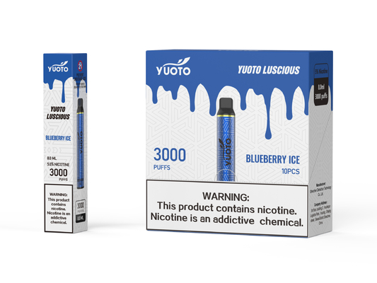 Μίας χρήσης νόστιμο ε vape τσιγάρο Yuoto vape 3000 ριπή πούρων λοβών 1350mAh μανδρών vapes 8ml shisha ριπών