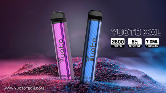 Δημοφιλές Yuoto Vape με υψηλό - η ποιοτική 5% νικοτίνη αλατισμένο μίας χρήσης Vape αρχικό Yuoto 2500 ξεφυσά Vape Ecigs
