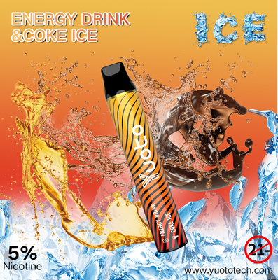 8ml μίας χρήσης χυμός Vape 10 γεύση με την μπαταρία 1650mAh