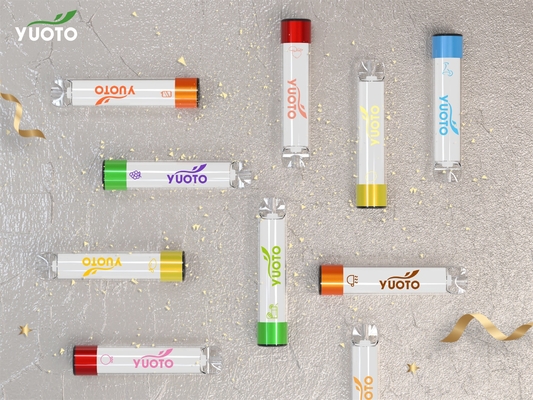 Το Yuoto λάμπει υπέρ ριπές Vape του 2000 15 γεύσεις με την ικανότητα χυμού 5ML Ε