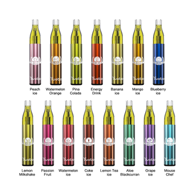 4ml υγρό 1200 σπείρα 16 Ε πλέγματος Vape ριπών γεύσεις με τη νικοτίνη 5%
