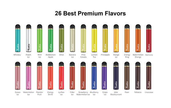 23 γεύσεις 1500 ΘΦ CE ικανότητας χυμού Vape 5ml Ε ριπών το μίας χρήσης πιστοποιητικό