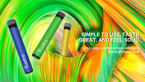 7W-12W μίας χρήσης Ε Cig Vape 100% αρχικό Yuoto συν 800 τη ριπή 3.5V