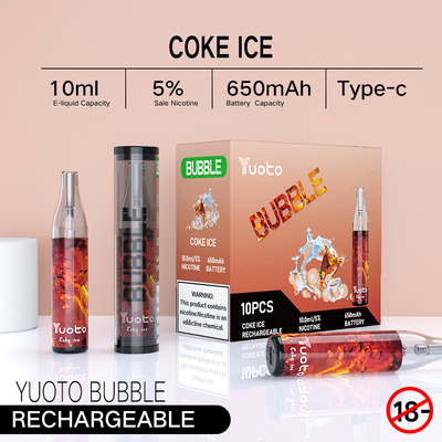 Οι μίας χρήσης προσαρμοσμένοι Vape κατασκευαστές Yuoto 1500 της Κίνας λογότυπων αρχικοί ριπή λάμπουν τσιγάρο Ε