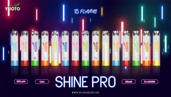 Ριπές μίας χρήσης Vape 50g Indictor 2000 των ζωηρόχρωμων οδηγήσεων ελαφρύ