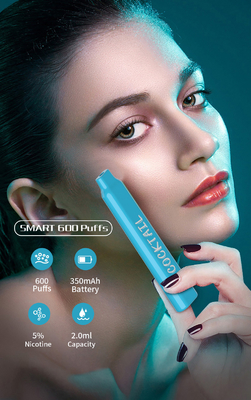 Έξυπνη ικανότητα χυμού Vape 2ML Ε 600 ριπών YUOTO με 12 γεύσεις