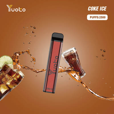 Yuoto xxl 2500puffs 1200mah 7ml eliquid τετραγωνικός μορφής λοβός vape yuoto μίας χρήσης yuotovape vape