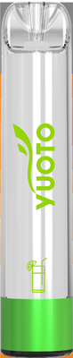 Το Yuoto λάμπει υπέρ λοβών μπαταρία 650mAh ε-χυμού 5.0ml ριπών Vape το 2000 ραβδιών μίας χρήσης