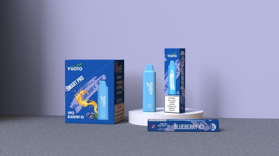EMC ROHS MSDS Yuoto 1500 μίας χρήσης μπαταρία 48g Vape 2-5%Mg 800mAh ριπών