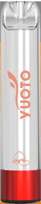 Το Yuoto λάμπει υπέρ λοβών μπαταρία 650mAh ε-χυμού 5.0ml ριπών Vape το 2000 ραβδιών μίας χρήσης