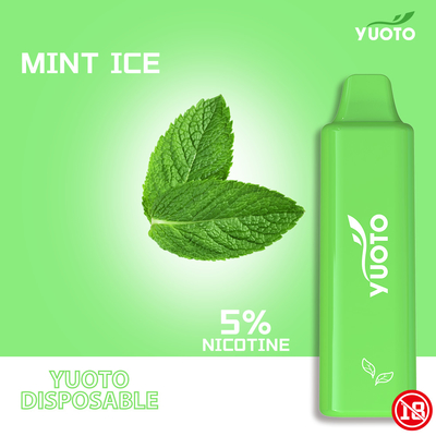 Yuoto έξυπνος υπέρ 1500 ε-χυμός Capaticy Ecig 3.7V 5.0ml ριπών μίας χρήσης