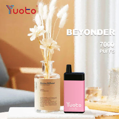 7000 ριπές Yuoto Beyonder μίας χρήσης Vape επανακαταλογηστέα 650 MAH