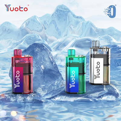Yuoto 0° Ξαναχρησιμοποιήσιμο Προγεμισμένο Vape Pod με 0% 2% 5% Επίπεδο Νικοτίνης
