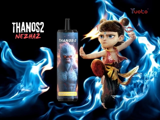 yuoto thanos2 10000 puffs μίας χρήσης ατμοσφαιρικό πλέγμα περιστροφικό δείκτη επιπέδου μπαταρίας