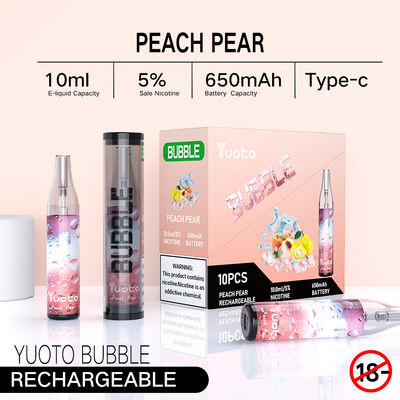 dispossble ecigratetes φυσαλίδων 4500puff yuoto vape