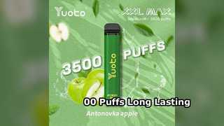 Yuoto XXL MAX 00 Puffs Device Flavors